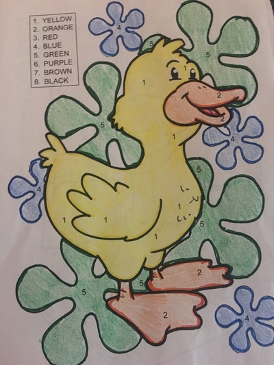 Colored 4 Pages From A Coloring Book
